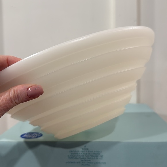 NEW PartyLite Circle of Light Bowl & Disks - Picture 4 of 6